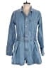 Universal Thread 100% Cotton Blue Romper Size 10 - photo 1