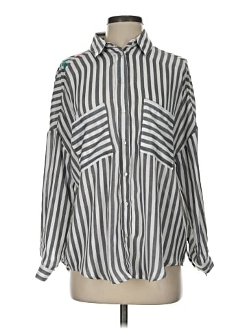 Everly Long Sleeve Button-Down Shirt (view 1)