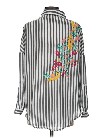 Everly Long Sleeve Button-Down Shirt (view 2)