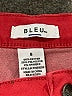 Bleu Solid Red Denim Shorts Size 8 - photo 3