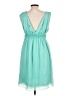 Max Studio Specialty Products 100% Polyester Teal Casual Dress Size L - photo 2