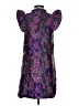 THML 100% Polyester Paisley Purple Cocktail Dress Size XS - photo 2