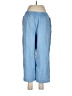 Purejill 100% Cotton Checkered-gingham Blue Casual Pants Size Med Petite - photo 2