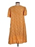 Hinge 100% Viscose Paisley Orange Casual Dress Size S - photo 2