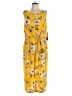 Luxology 100% Polyester Yellow Jumpsuit Size 12 - photo 1