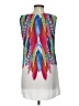 Unbranded Graphic White Cocktail Dress Size S - photo 2