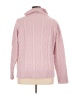 Venus 100% Acrylic Pink Turtleneck Sweater Size 1X - photo 2