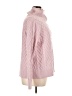 Venus 100% Acrylic Pink Turtleneck Sweater Size 1X - photo 4