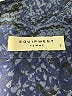 Equipment 100% Silk Paisley Blue 3/4 Sleeve Silk Top Size S - photo 7