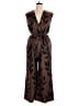 Shein Animal Print Brown Jumpsuit Size XL - photo 1