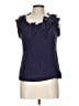 Leifsdottir Blue Sleeveless Blouse Size L - photo 1