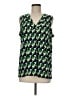 Anne Klein Green Sleeveless Blouse Size M - photo 1