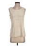 Susan Graver 100% Polyester Ivory Sleeveless Blouse Size XXS - photo 1