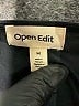 Open Edit Solid Black Long Sleeve Top Size M - photo 7
