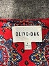 Olive and Oak 100% Polyester Red Short Sleeve Blouse Size L - photo 7