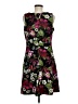 Spense Floral Black Cocktail Dress Size M - photo 2