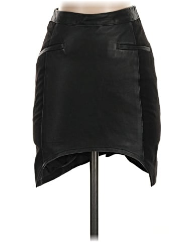 Donna Mizani Faux Leather Skirt (view 1)