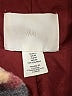 H&M 100% Polyester Burgundy Coat Size M - photo 6