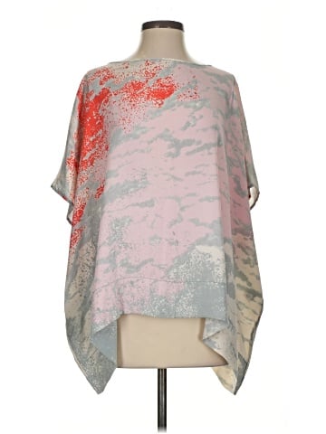 Diane von Furstenberg Short Sleeve Silk Top (view 1)