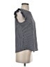 Monteau Gray Sleeveless Blouse Size S - photo 4