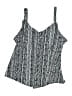 Just Be... Chevron-herringbone Black Swimsuit Top Size 3X - photo 1