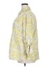 Elementz Print Yellow 3/4 Sleeve Blouse Size 3X - photo 5
