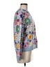 Boden 100% Cotton Floral Blue Pullover Sweater Size M - photo 4