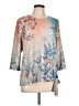 Cathy Daniels Tan 3/4 Sleeve Blouse Size L - photo 1