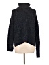 Andrea Jovine Tweed Black Turtleneck Sweater Size L - photo 2
