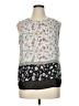 Rose + Olive Black Sleeveless Blouse Size XL - photo 1