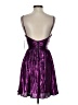City Studio Metallic Purple Cocktail Dress Size 0 - photo 2