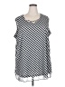 Catherines 100% Polyester Black Sleeveless Blouse Size 3X - photo 1