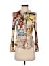 Unbranded Print Ivory Long Sleeve Blouse Size L (petite) - photo 1