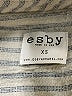 Esby 100% Linen Stripes Gray Jumpsuit Size XS - photo 4