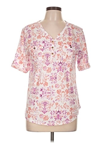 Croft & Barrow Short Sleeve Blouse (view 1)