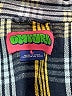 Empyre Plaid Yellow Blue 3/4 Sleeve Button-Down Shirt Size L - photo 7