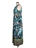 Ruby Rd. Print Blue Casual Dress Size L (petite) - photo 5