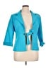 Perceptions 100% Polyester Blue Blazer Size 14 - photo 1
