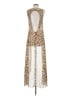 Phanuel 100% Polyester Animal Print Brown Cocktail Dress Size S - photo 2