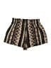 Shein 100% Polyester Print Black Shorts Size L - photo 2