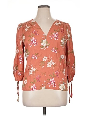 Rebecca Taylor 3/4 Sleeve Silk Top (view 1)
