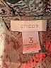Chico's Graphic Silver 3/4 Sleeve Button-Down Shirt Size XL (3) - photo 7