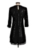 Parker 100% Polyester Black Cocktail Dress Size 4 - photo 2