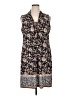 R&K Paisley Tan Casual Dress Size 16 - photo 1
