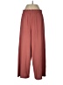 Simplee Burgundy Casual Pants Size L - photo 1