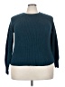 Jessica Simpson Solid Teal Pullover Sweater Size XXL - photo 1