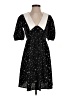 New Look 100% Polyester Stars Black Cocktail Dress Size 4 - photo 1