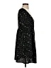 New Look 100% Polyester Stars Black Cocktail Dress Size 4 - photo 4