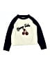 Zara Graphic Ivory Pullover Sweater Size 8 - 9 - photo 1