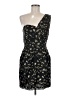 BCBGeneration Animal Print Black Cocktail Dress Size 8 - photo 1